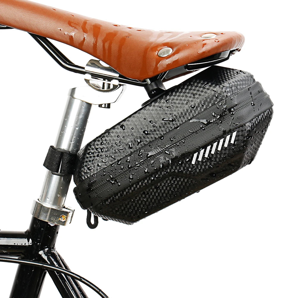 Retro Bicycle Tail Bag Leather Cycling