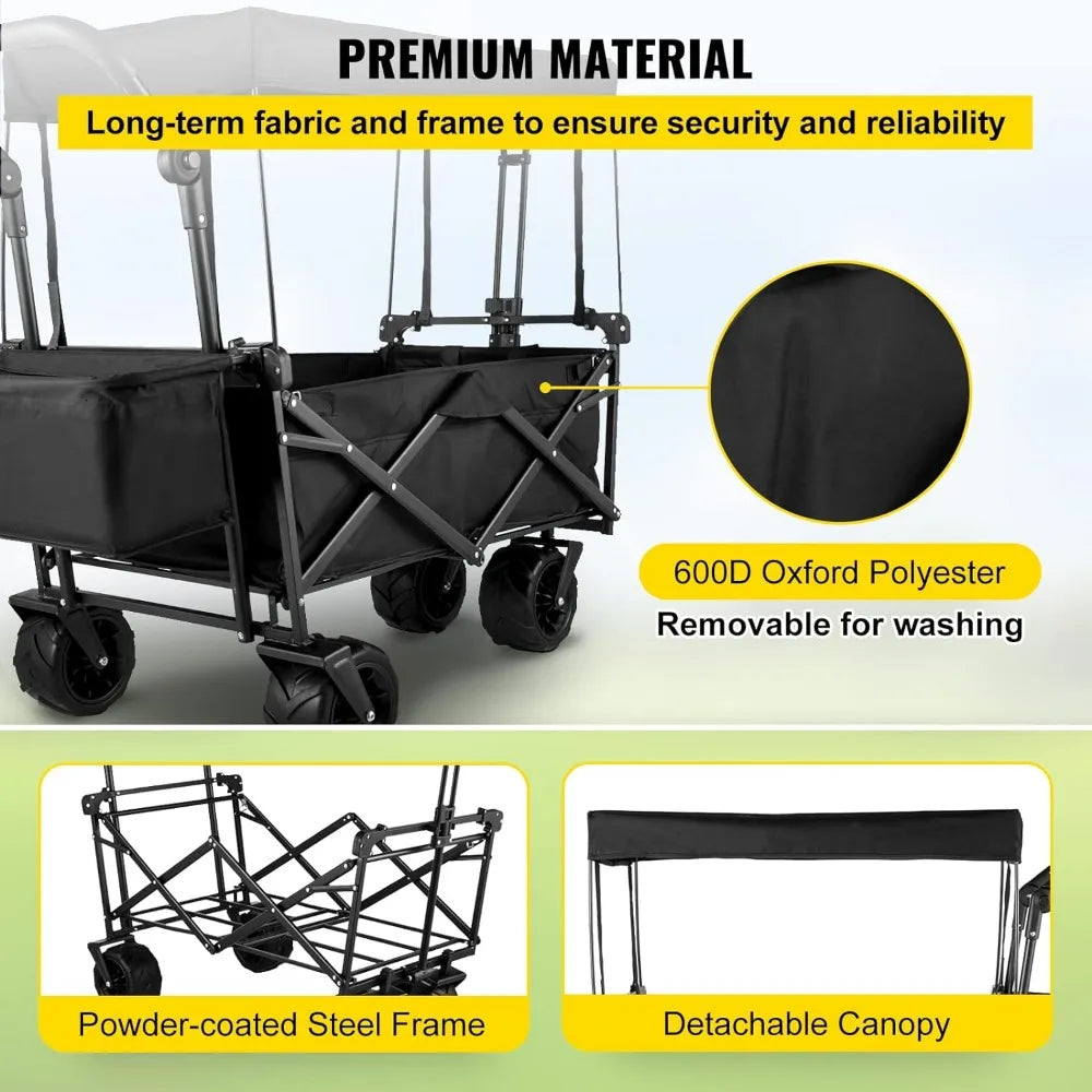 Collapsible Camping, Grocery Cart and Garden Cart