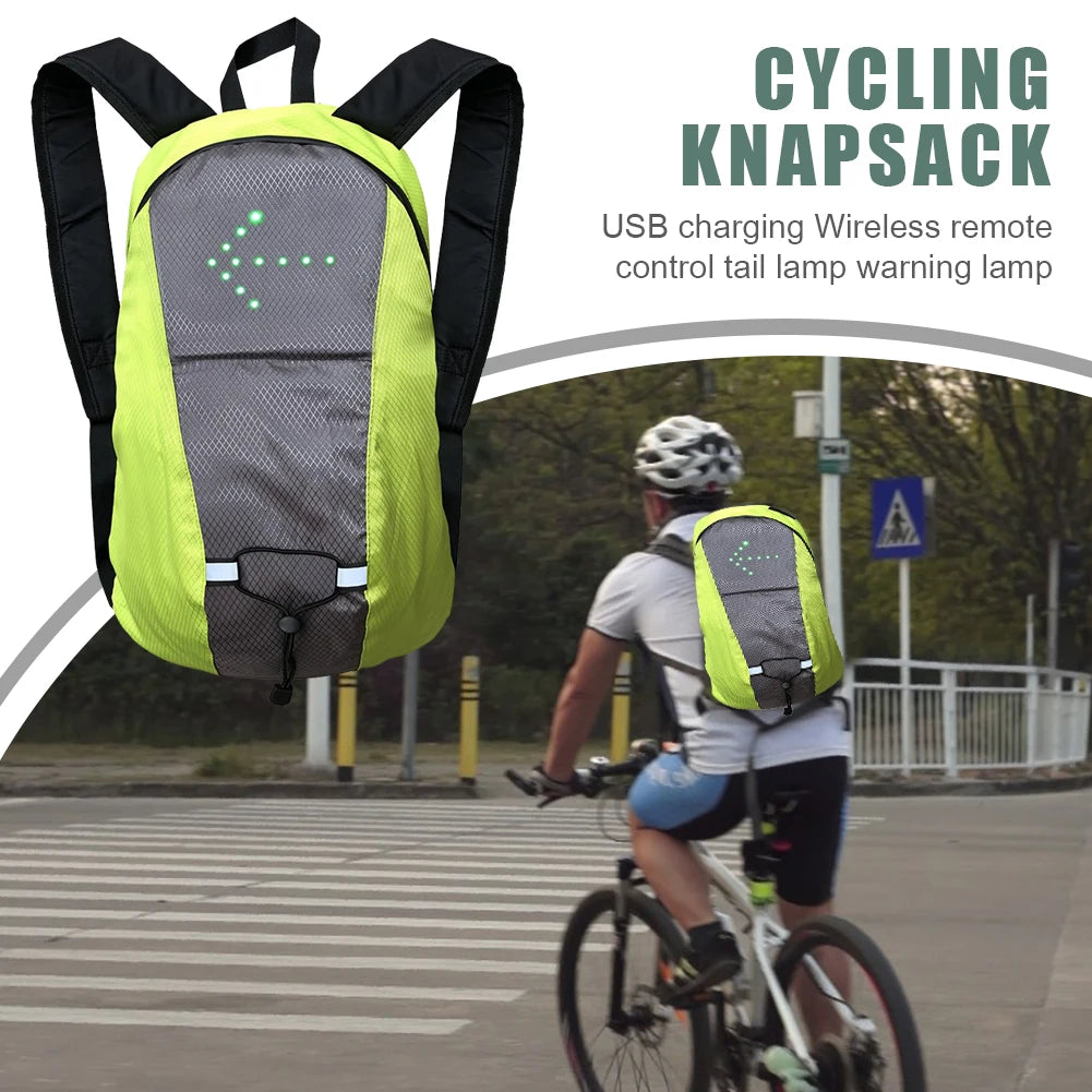 Bicycle Bag Waterproof Turn Light Remote Control