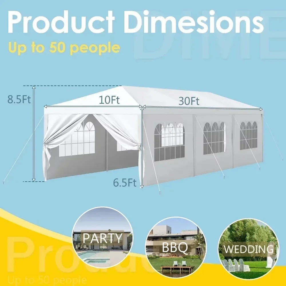 10' x 30' Outdoor Gazebo Wedding Party Tent