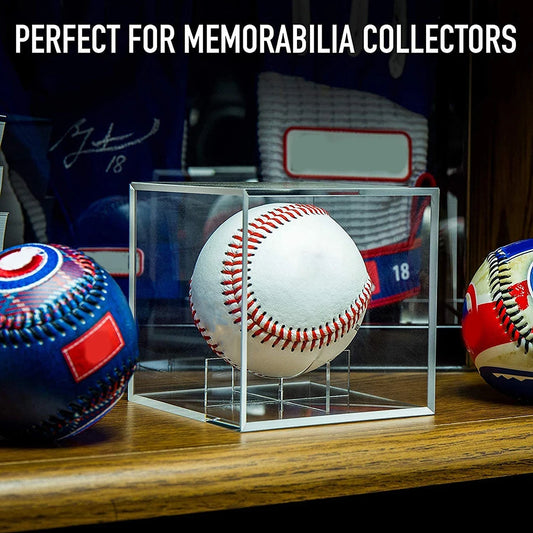 Clear Baseball Display Case Acrylic Transparent