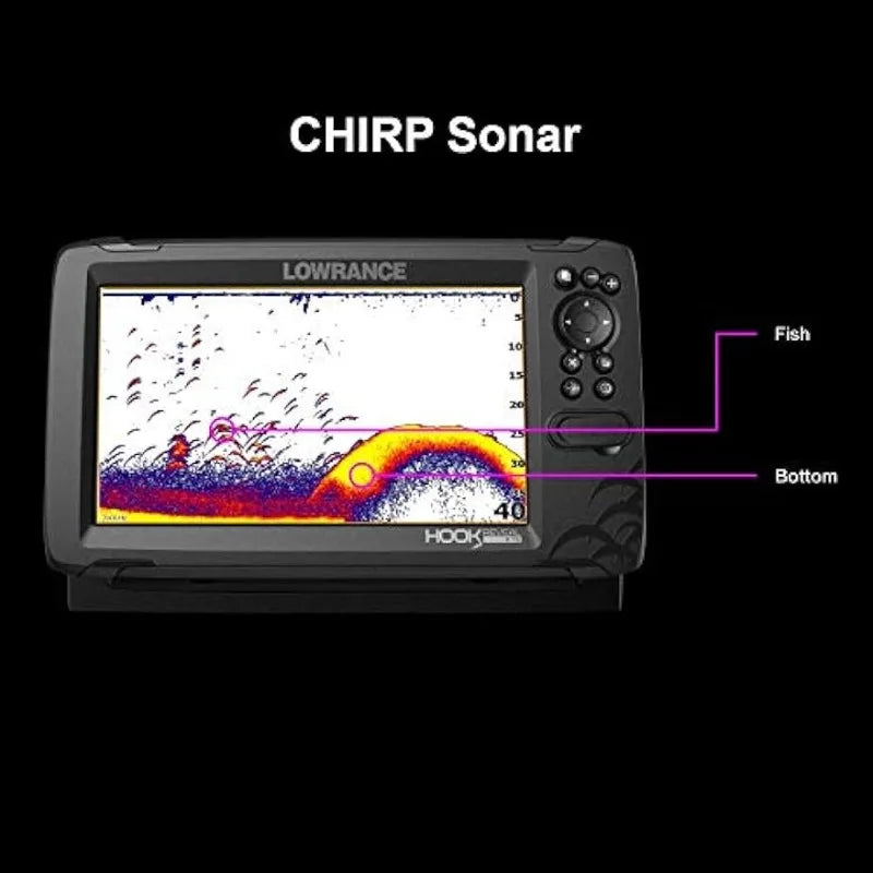 Fish Finders with Transducer, Optional Preloaded Maps