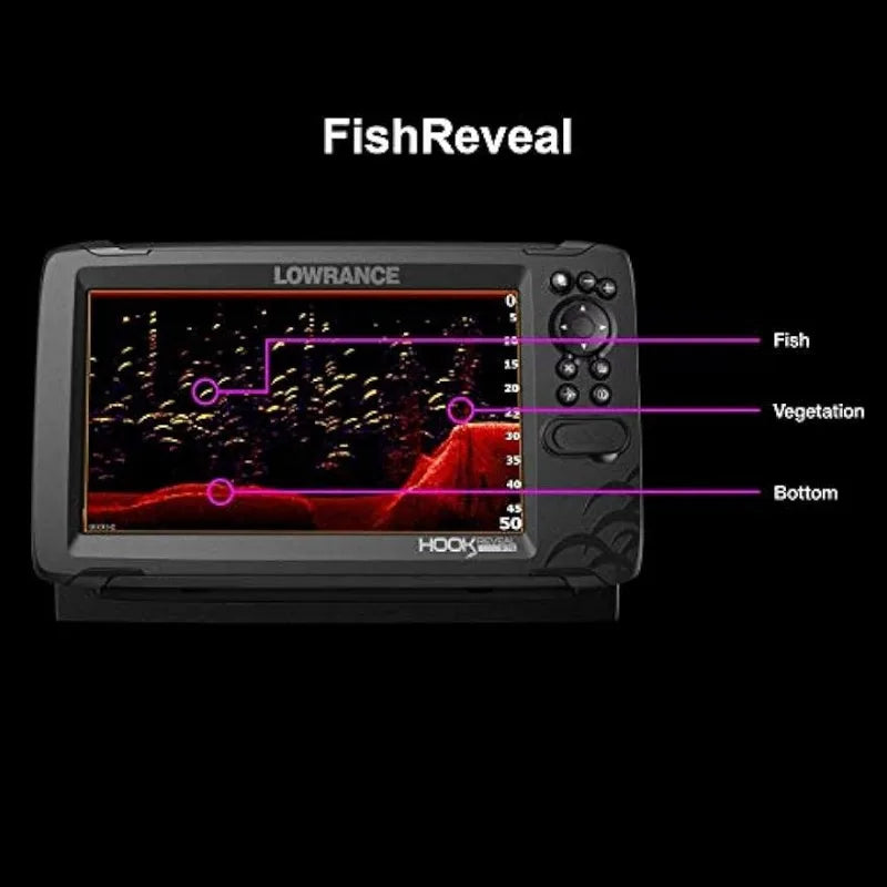 Fish Finders with Transducer, Optional Preloaded Maps