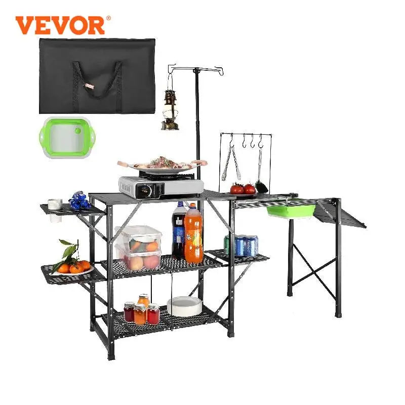 Aluminum Folding Portable Outdoor Cook Station