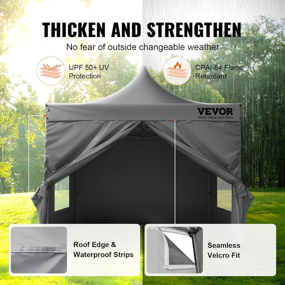 Canopy with UV Resistant Waterproof Enclosed Tent