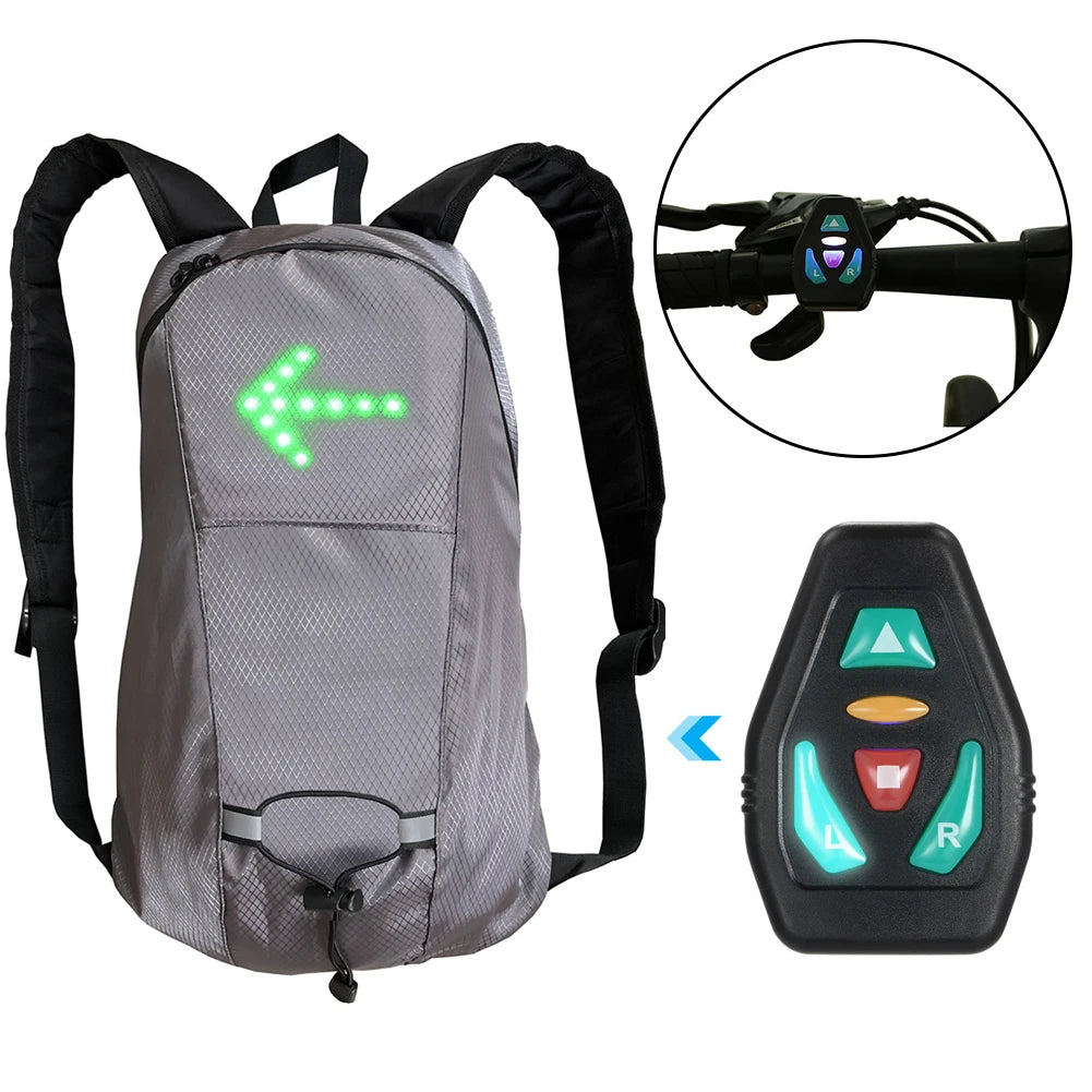 Bicycle Bag Waterproof Turn Light Remote Control