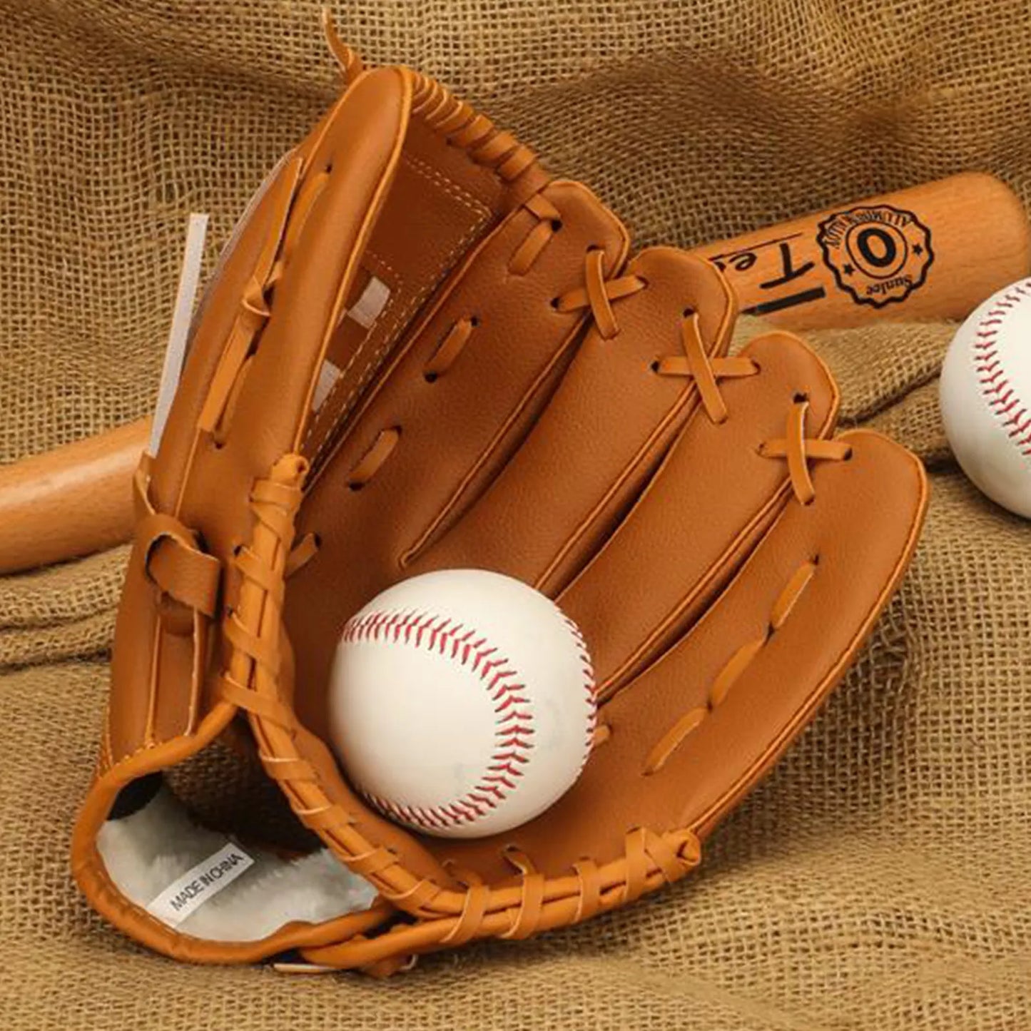 Baseball Glove Leather Softball Practice Training