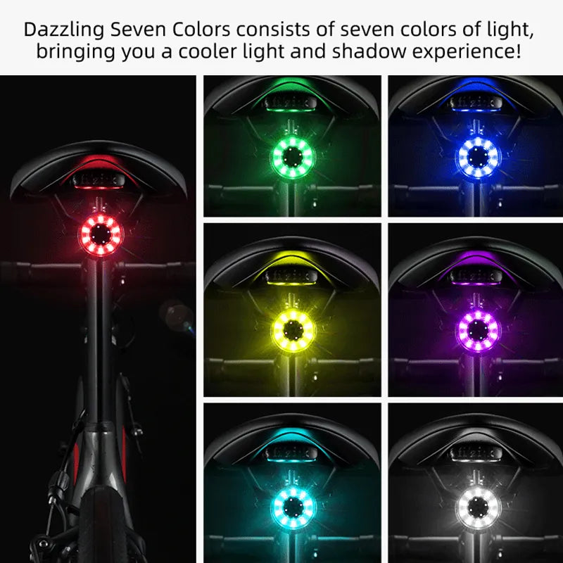 Bicycle Rear Light 5 Light Modes