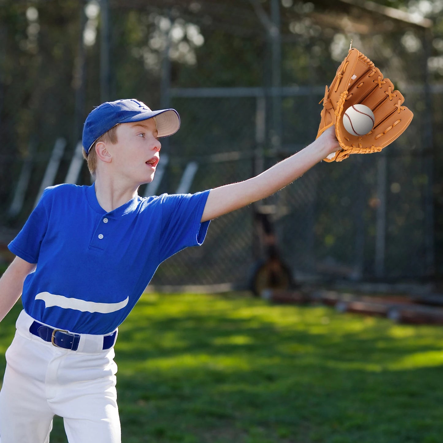 Baseball Glove Leather Softball Practice Training