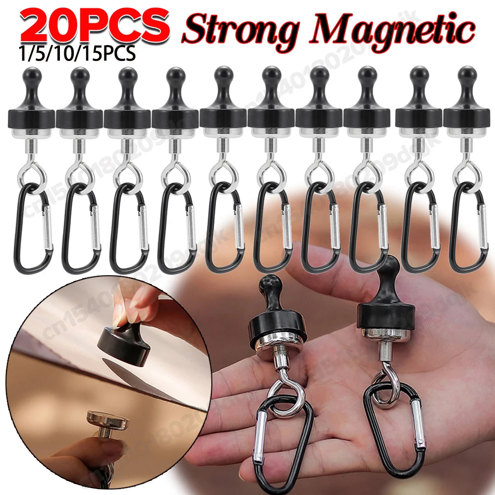 Carabiner Magnet Hanger Outdoor Camping Lights Magnetic