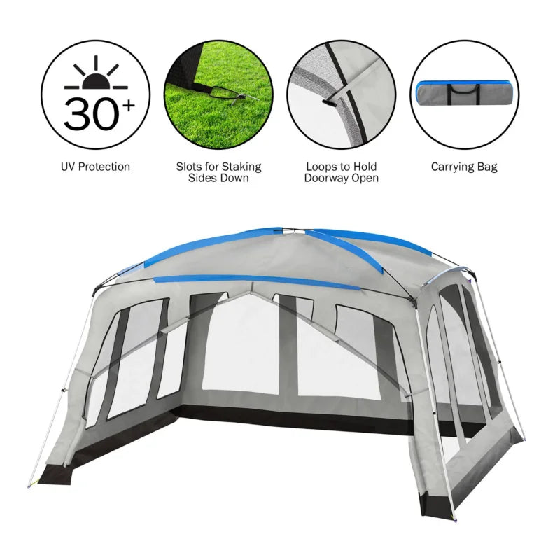 Screened-In Outdoor Canopy Tent