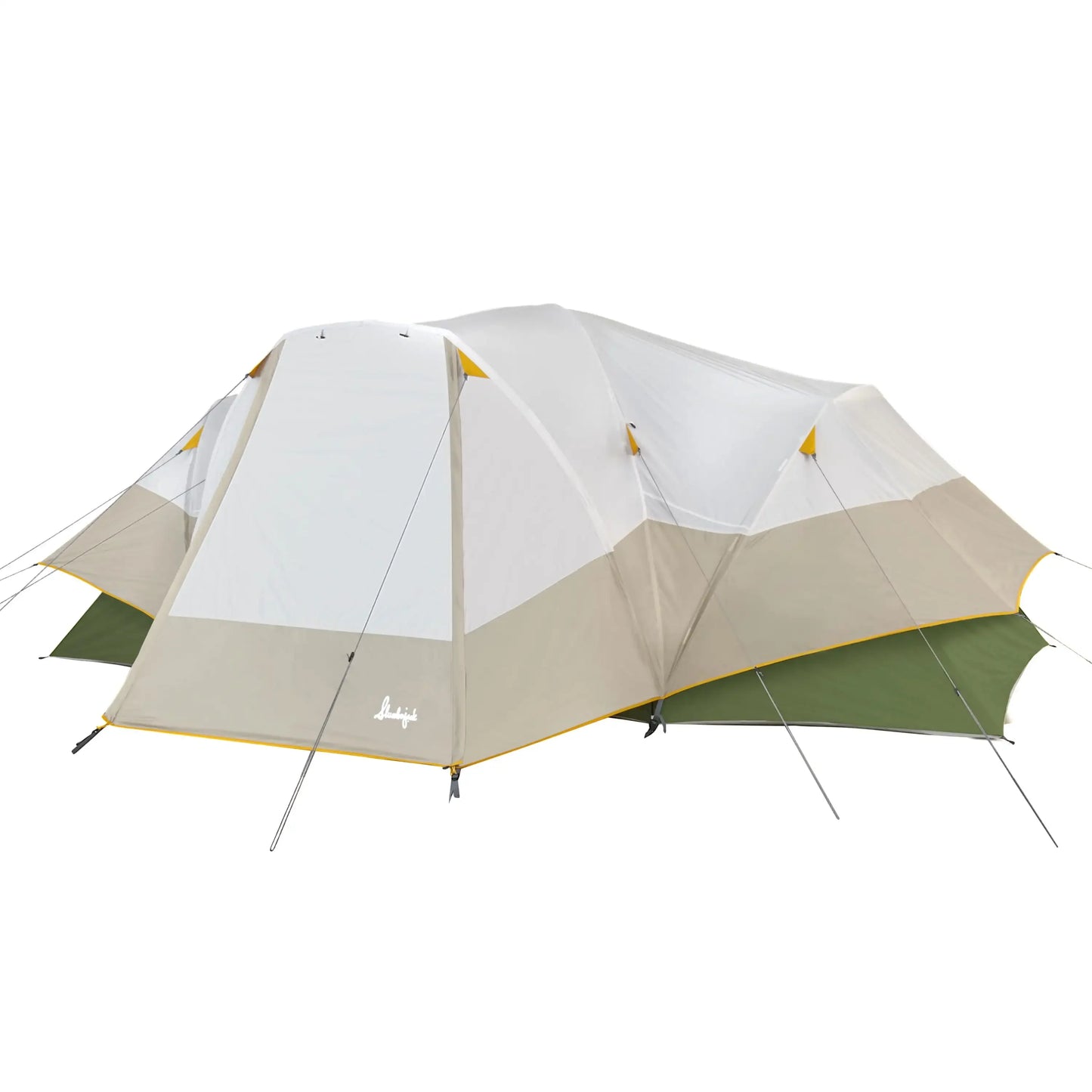 8-Person 2 Room Hybrid Dome Tent, Full Fly