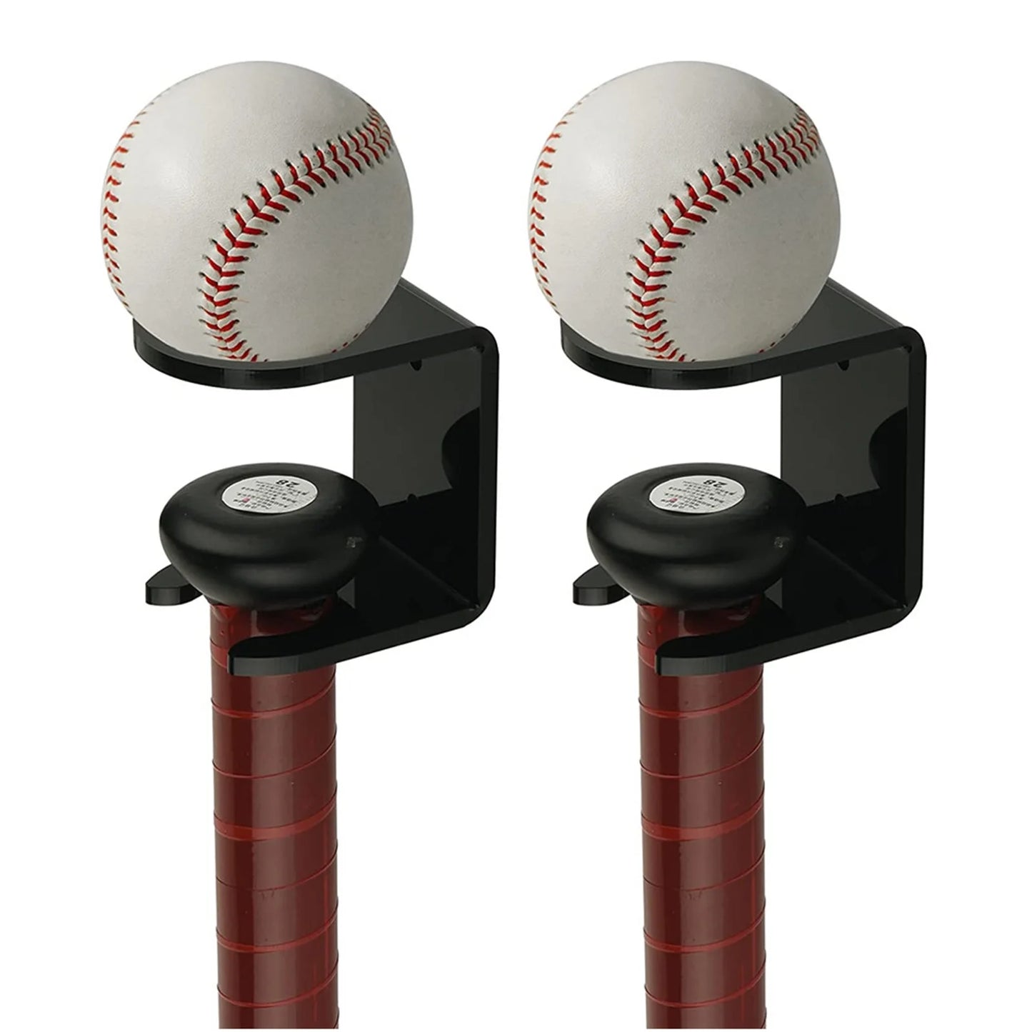 2pcs Acrylic Baseball Bat Wall Mount