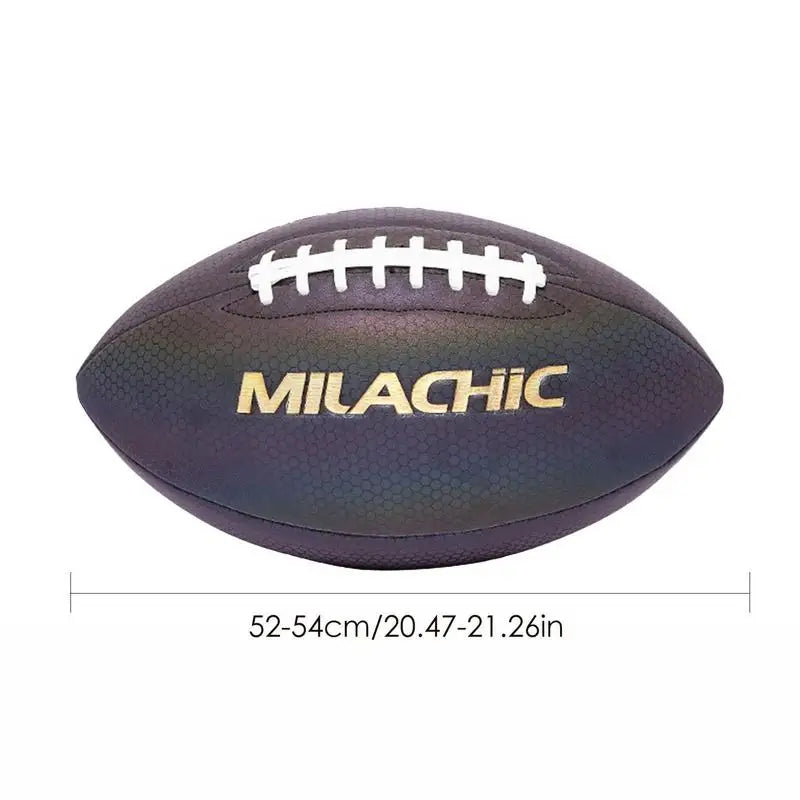 Glowing Reflective Football Training Ball Luminous American Football Balls Reflective Wear-resistant Training