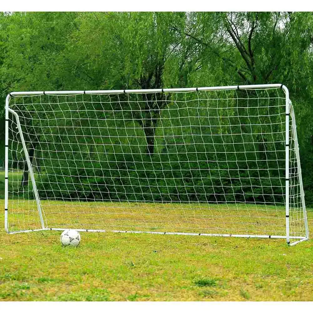 Steel Pipe Soccer Goal Frame and Mesh Net Football Soccer Goal Post And Net For Team Sports Training Match Adult Kids